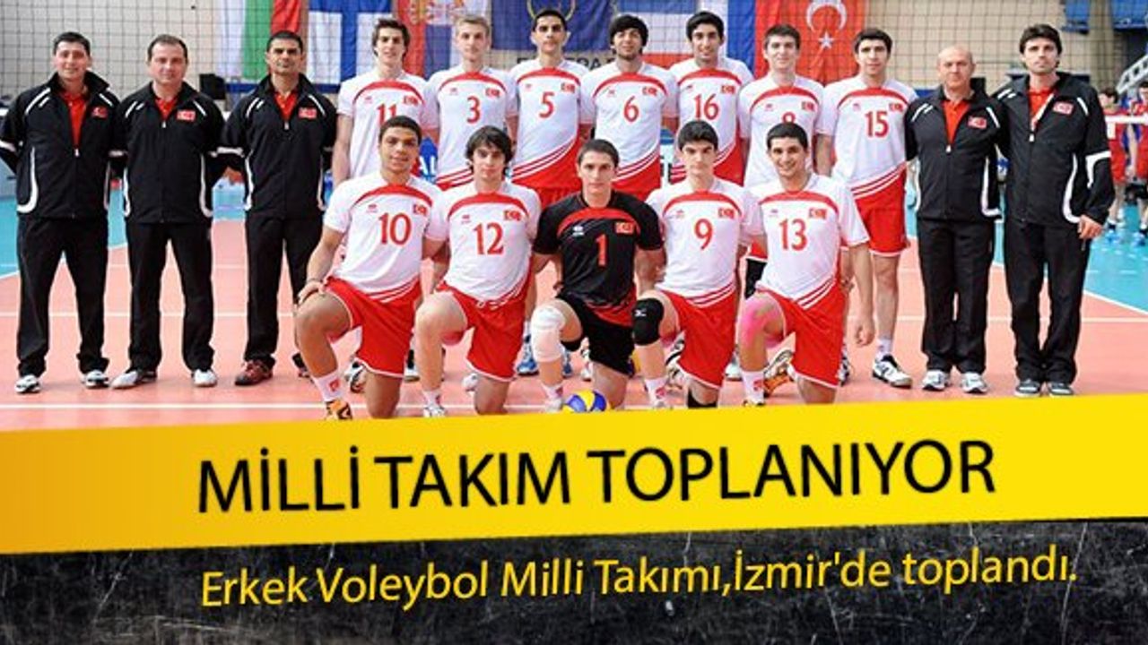 Yıldız Erkek Voleybol Milli Takımı, İzmir'de Toplandı