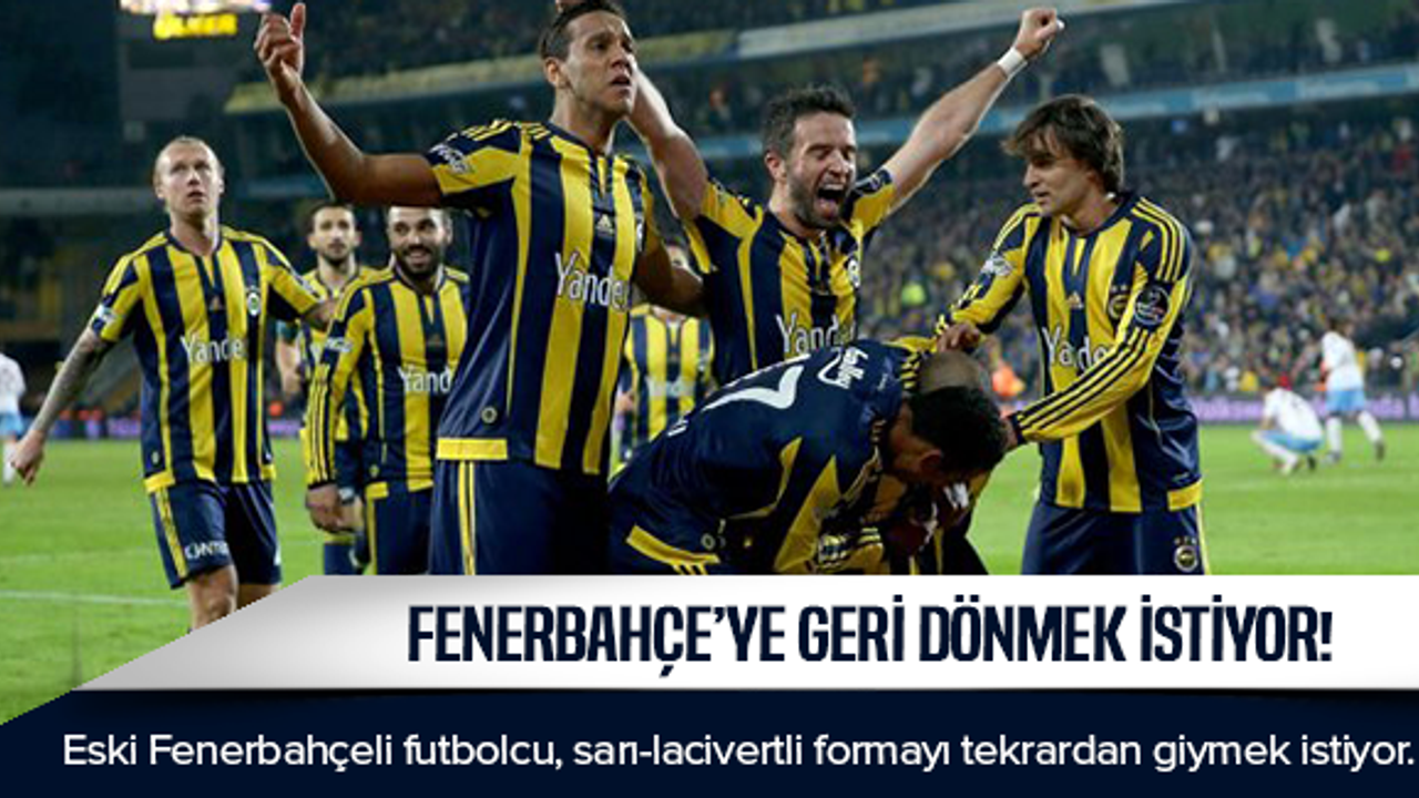 Fenerbahçe'ye Geri Dönmek İstiyor