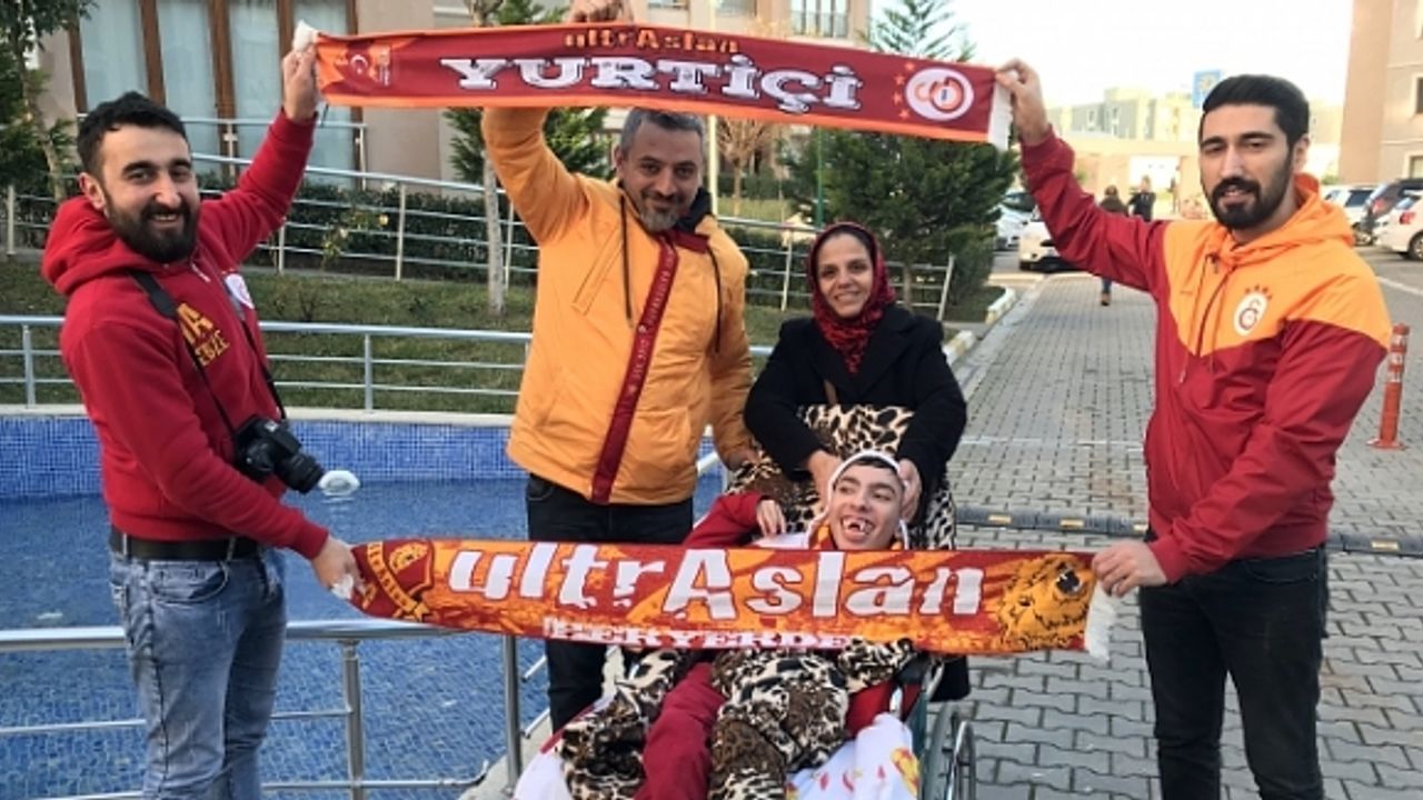 Galatasaraylı engelli genç hayaline kavuşuyor!