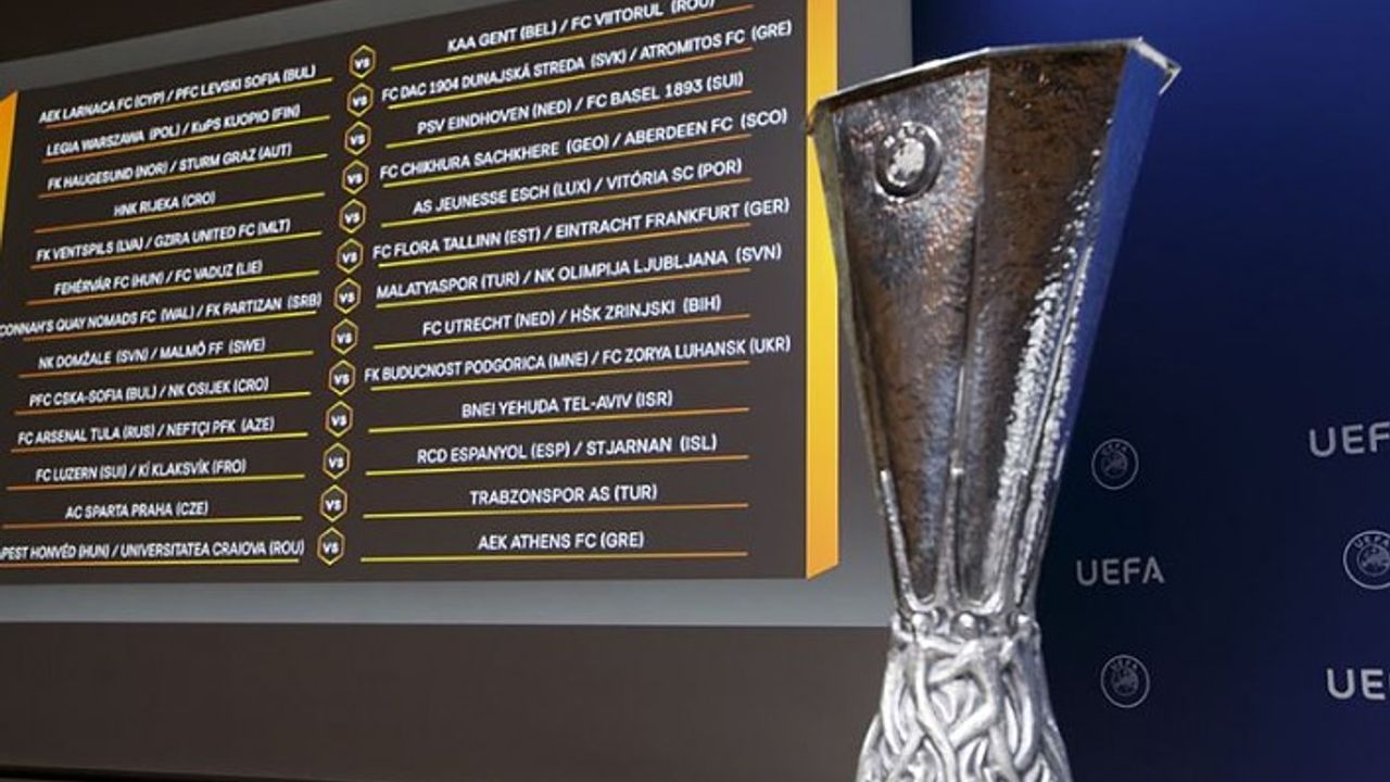 Temsilcilerimizin, UEFA Avrupa Ligi'ndeki rakipleri belli oldu