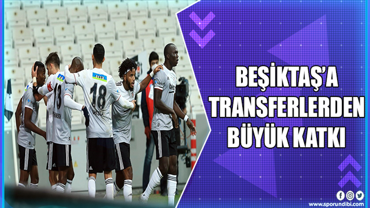 Beşiktaş'ta skorlar yeni transferlerden.