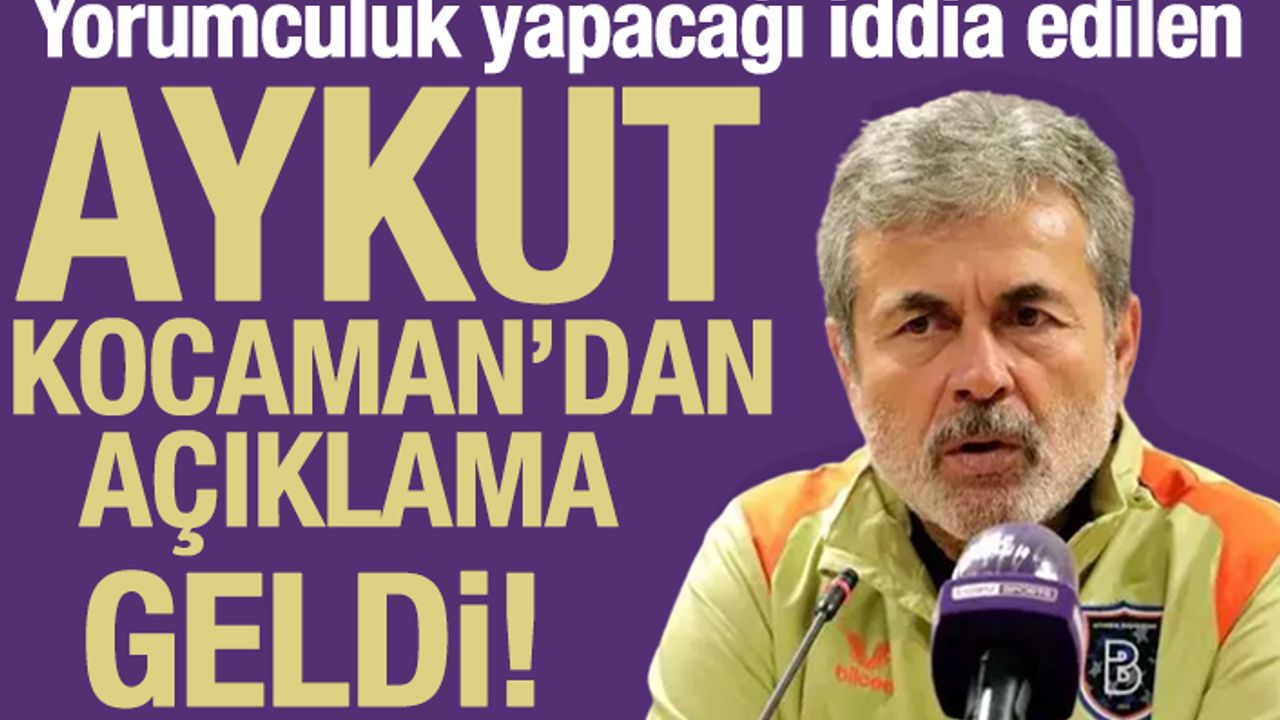 Aykut Kocaman'dan yorumculuk iddialarına yalanlama