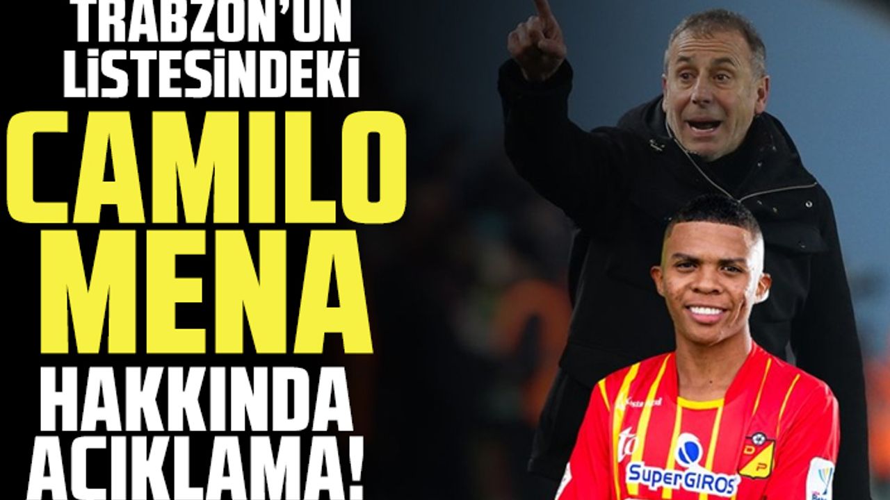 Camilo Mena kimdir? Trabzonspor'un listesindeki genç yıldız için açıklama!