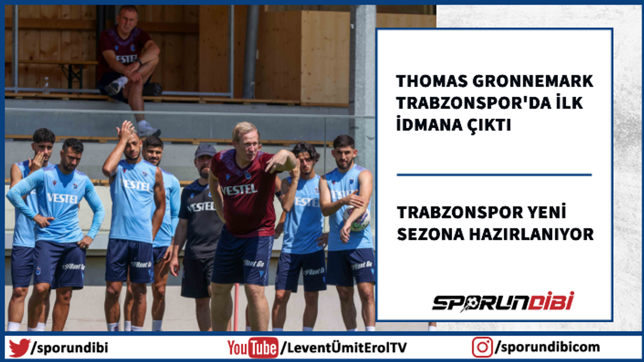 Thomas Gronnemark, Trabzonspor'da ilk idmana çıktı!