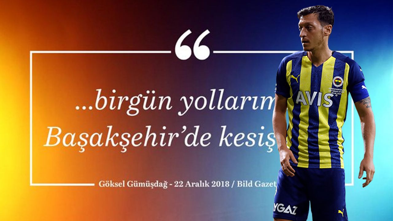 Başakşehir Mesut Özil'i paylaştı!