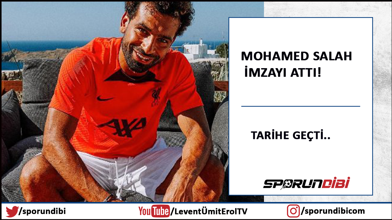 Mohamed Salah imzayı attı! Tarihe geçti..