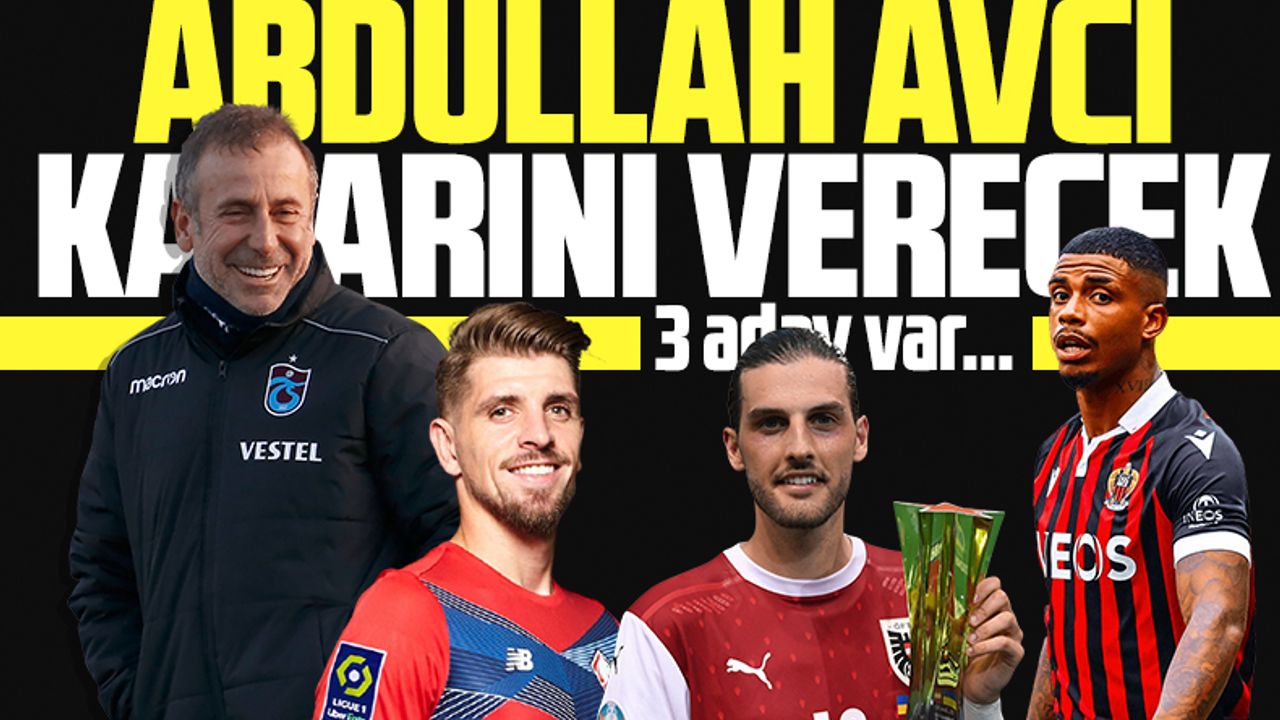 Trabzonspor'da orta sahaya 3 aday: Xeka, Lemina ve Grillitsch