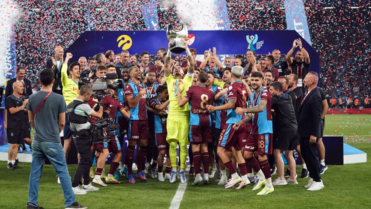 Trabzonspor Süper Kupa'da 5 milyon lira kazandı