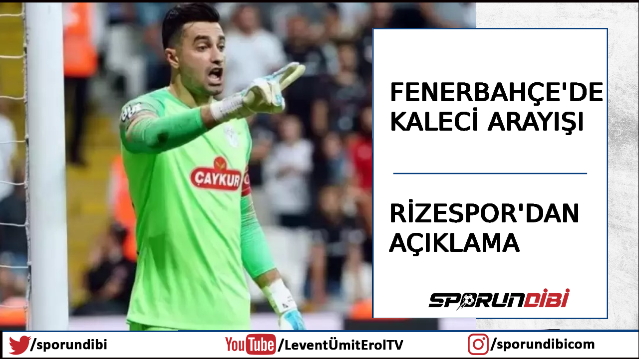 Fenerbahçe'de Altay'a yedek arayışı: Rizespor'dan açıklama