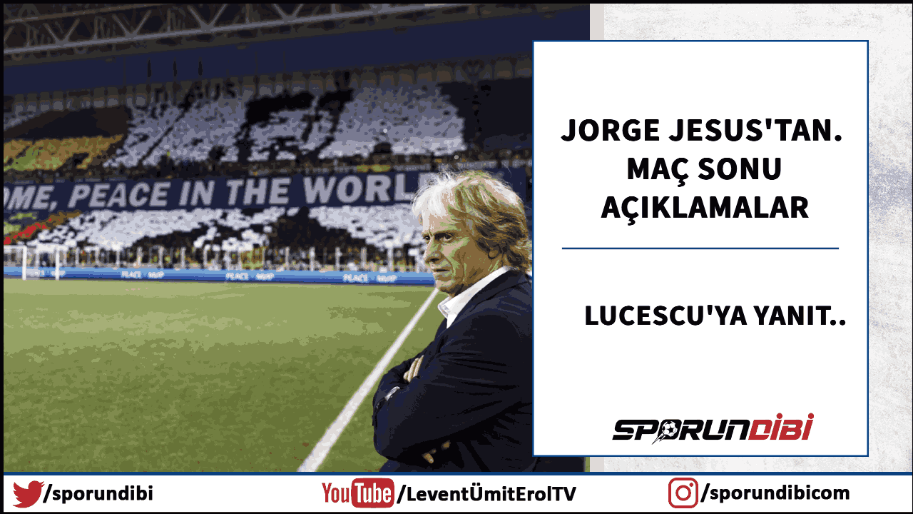 Jorge Jesus'tan Lucescu'ya yanıt!