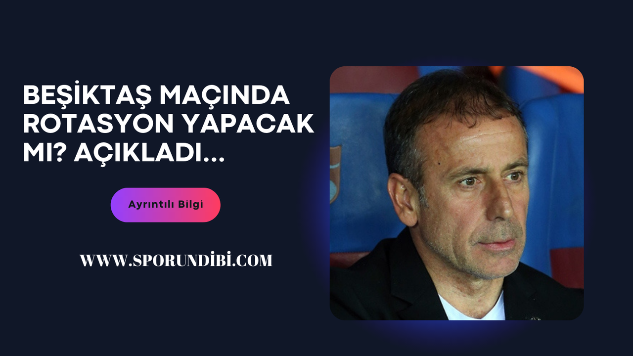 Beşiktaş maçında rotasyon yapacak mı? Abdullah Avcı açıkladı