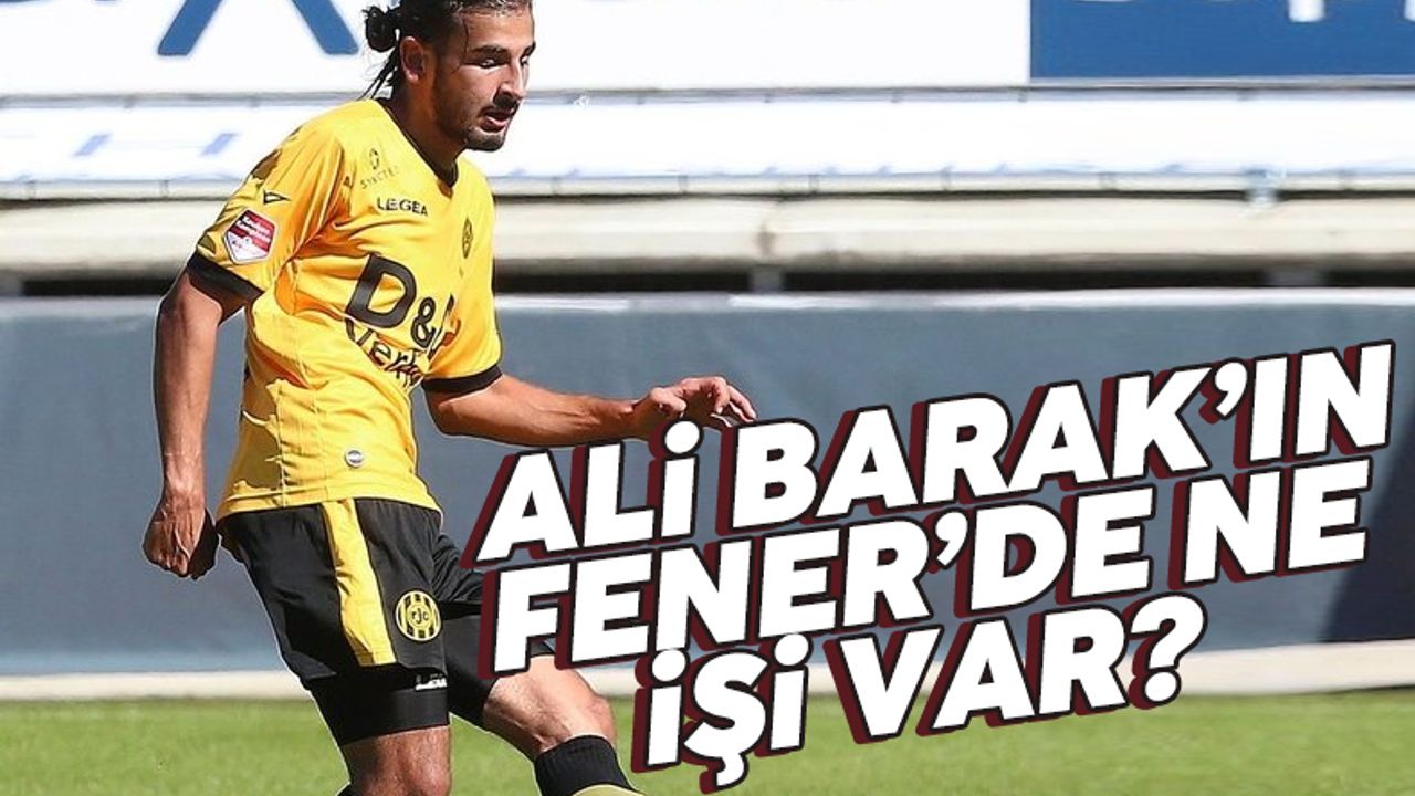 Ali Barak'ın Fenerbahçe'de ne işi var?