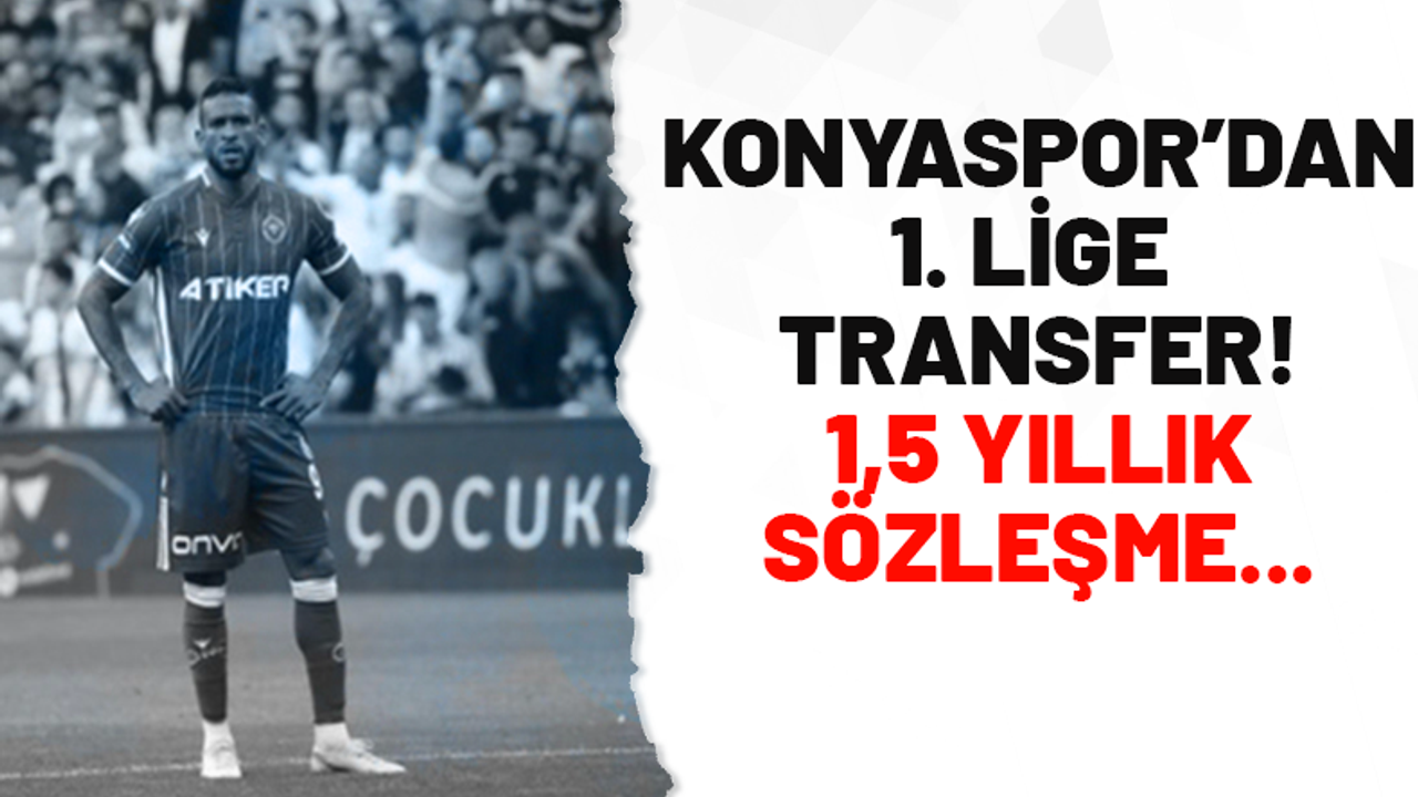Konyaspor'dan 1. Lige transfer! 1,5 yıllık sözleşme...