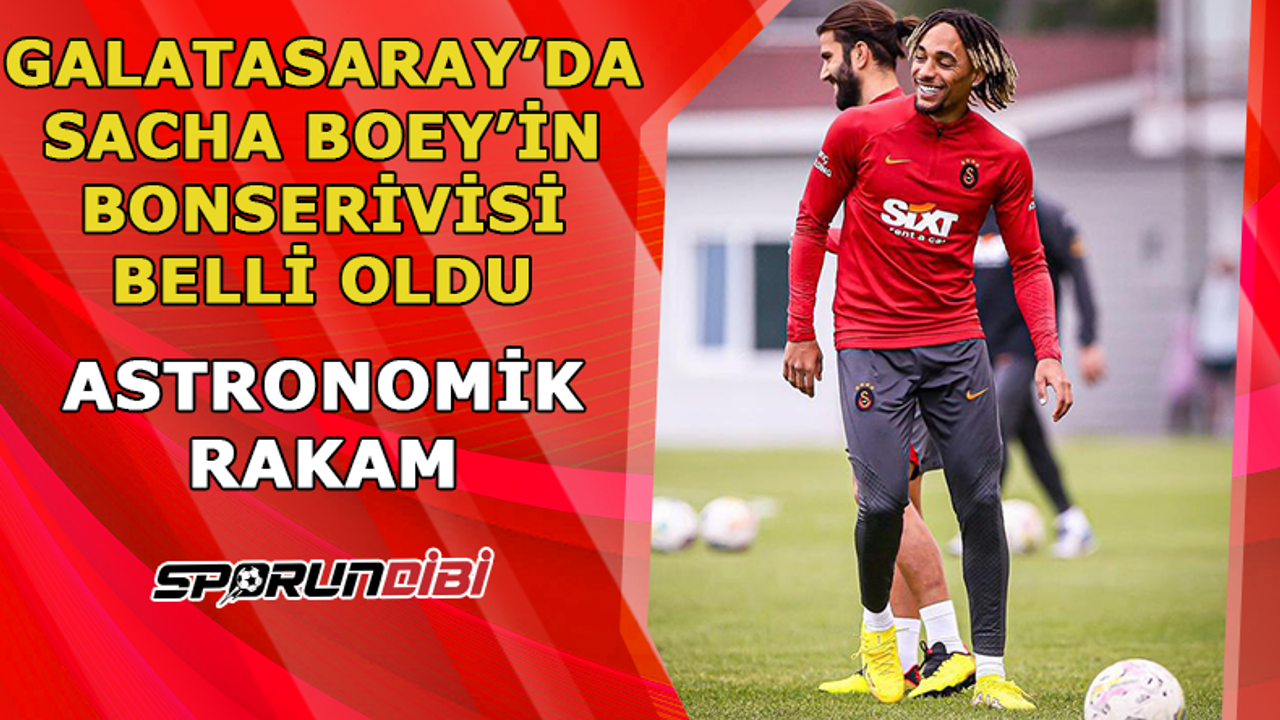 Galatasaray'da Sacha Boey'in bonservisi belli oldu!