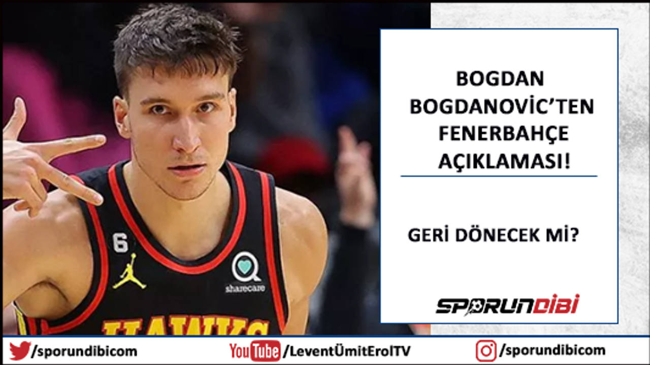 Bogdan Bogdanovic'ten Fenerbahçe açıklaması! Dönecek mi?