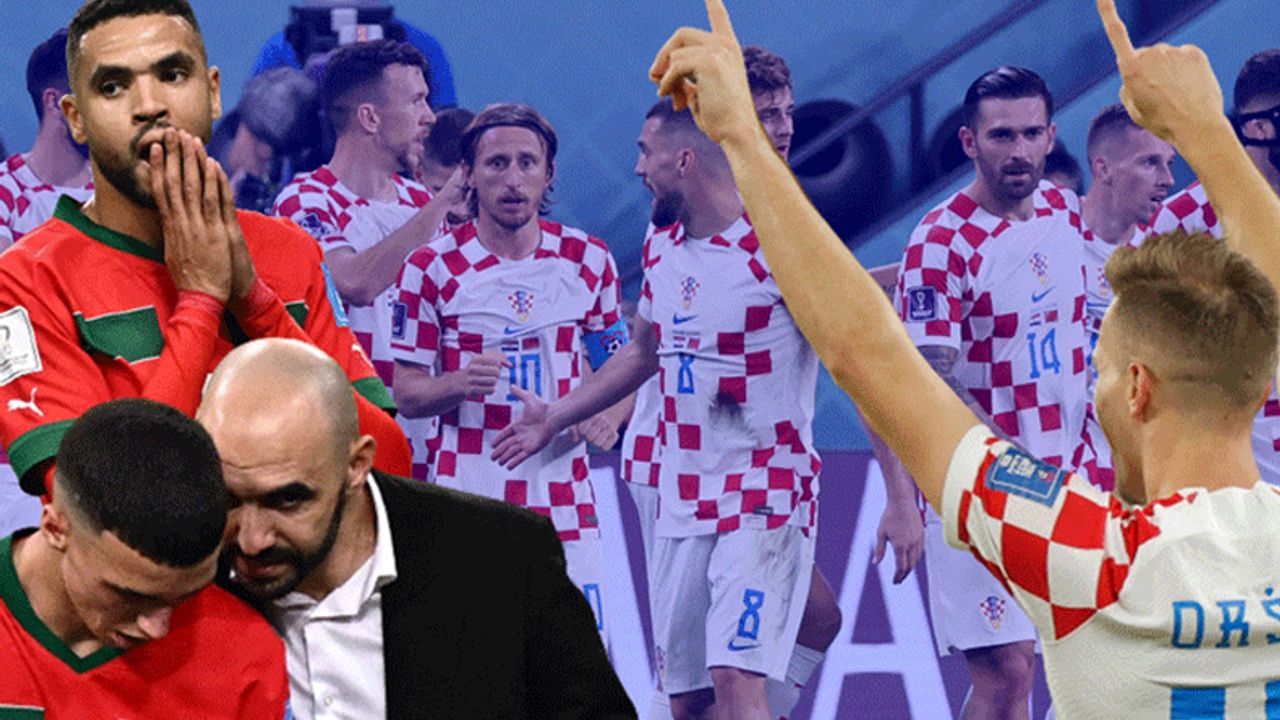 Dünya üçüncüsü Hırvatistan! Hırvatistan - Fas maç sonucu: 2-1