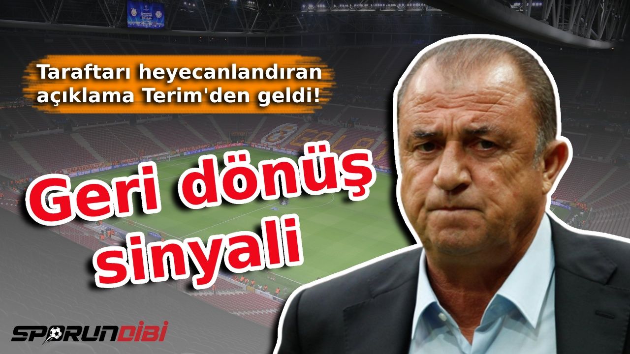 Fatih Terim'den geri dönüş sinyali, Galatasaray taraftarı heyecanlandı!