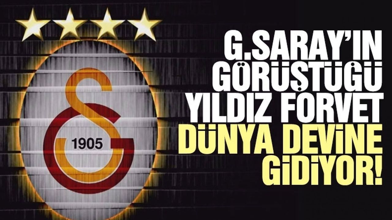 Galatasaray'a transferde kötü haber! Yeni adresi belli oldu