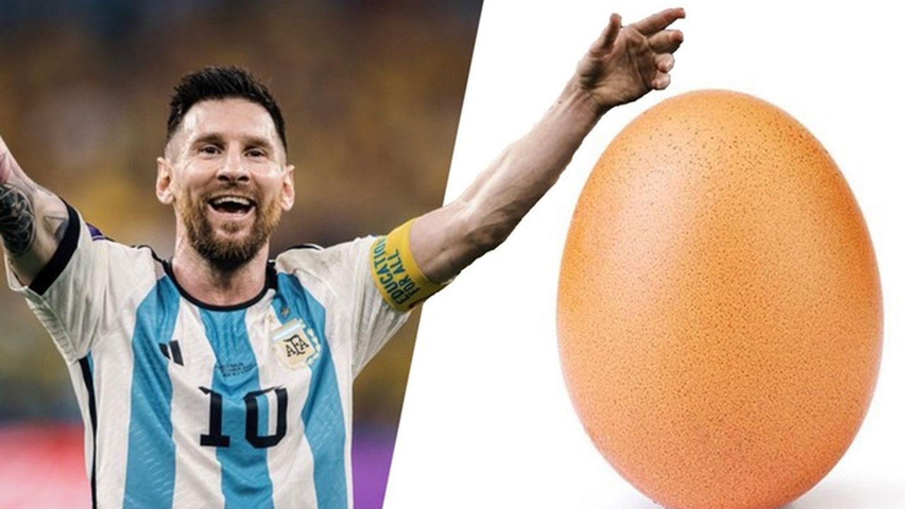 Lionel Messi Dünya Kupası kazandı ama yumurta kadar olamadı!