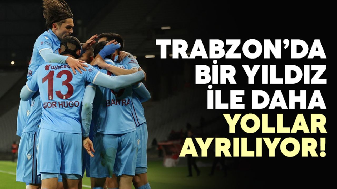 Trabzonspor'da yıldız oyuncunun bileti kesildi! Karagümrük maçı sonu oldu