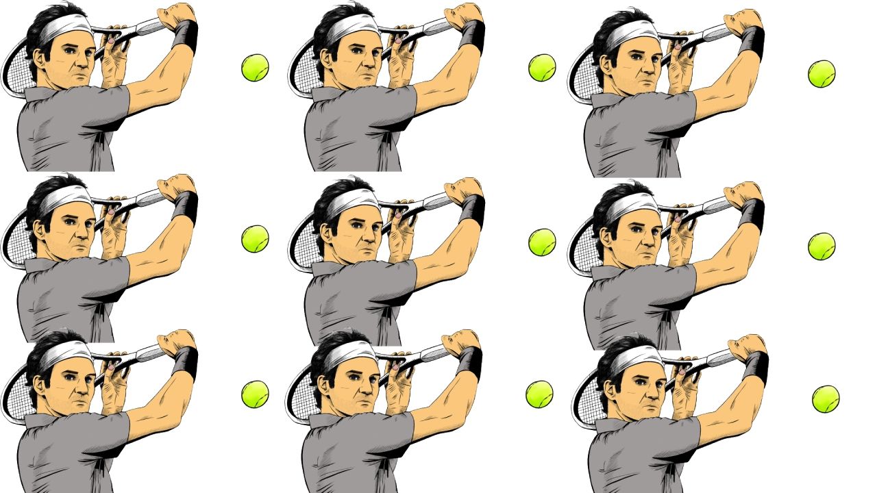Pürdikkat iq testi: Sadece dahi tenis severler farklı Federer'i 10 saniyede buluyor!