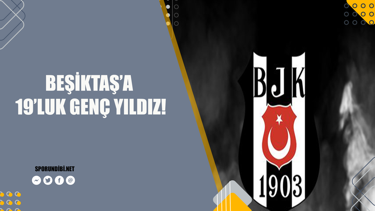 Beşiktaş'a 19'luk genç yıldız!