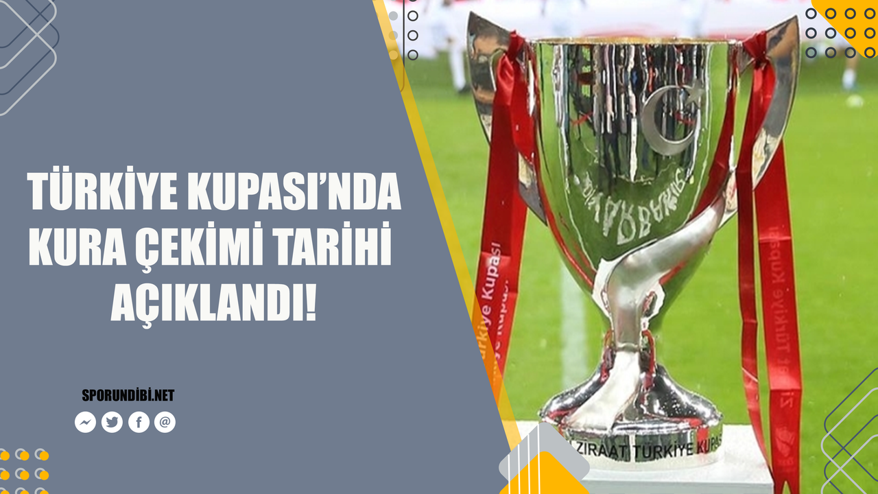 Türkiye Kupası'nda kura çekimi tarihi açıklandı!