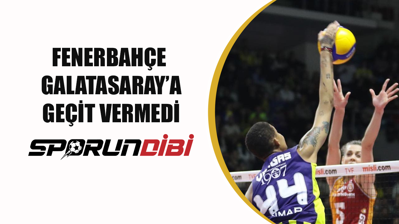 Fenerbahçe Galatasaray'a geçit vermedi!