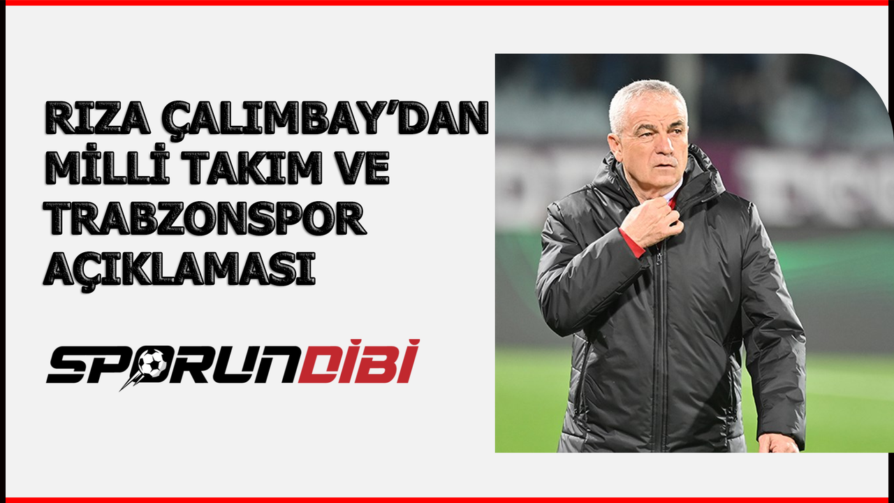 Rıza Çalımbay'dan Milli Takım ve Trabzonspor açıklaması!
