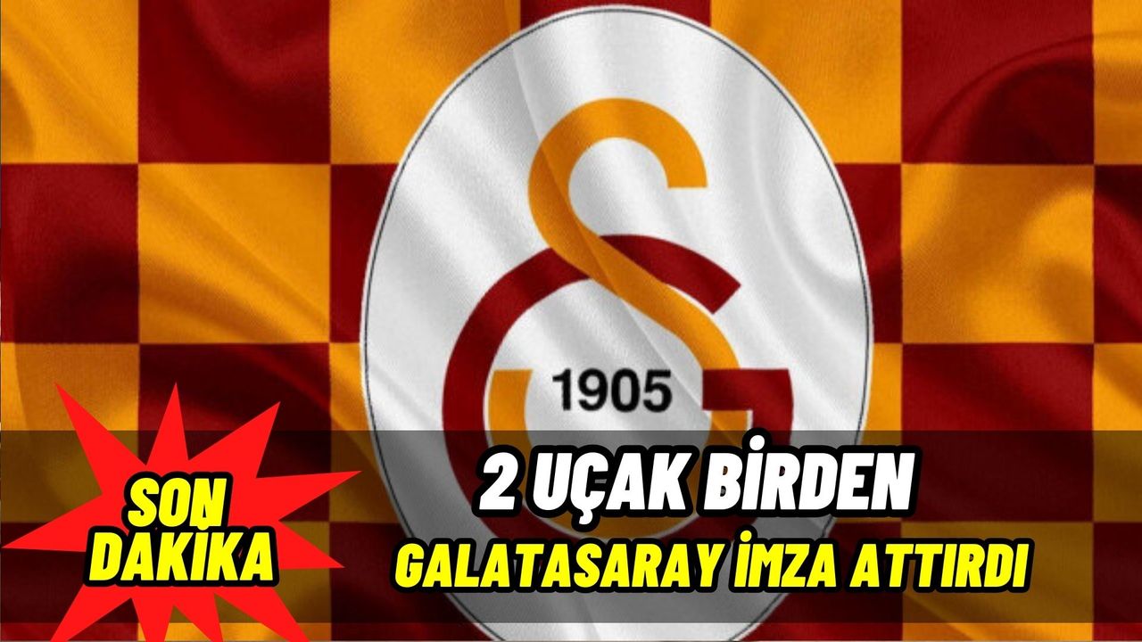 Galatasaray bayram müjdesini verdi! 2 uçak birden indiriyor! İşte resmi ilk iki transfer