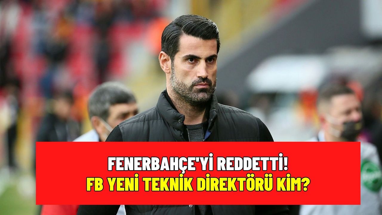 Fenerbahçe teknik direktörü kim olacak? Son dakika Volkan Demirel Fenerbahçe'yi reddetti! Hatayspor'a duygu dolu sözler