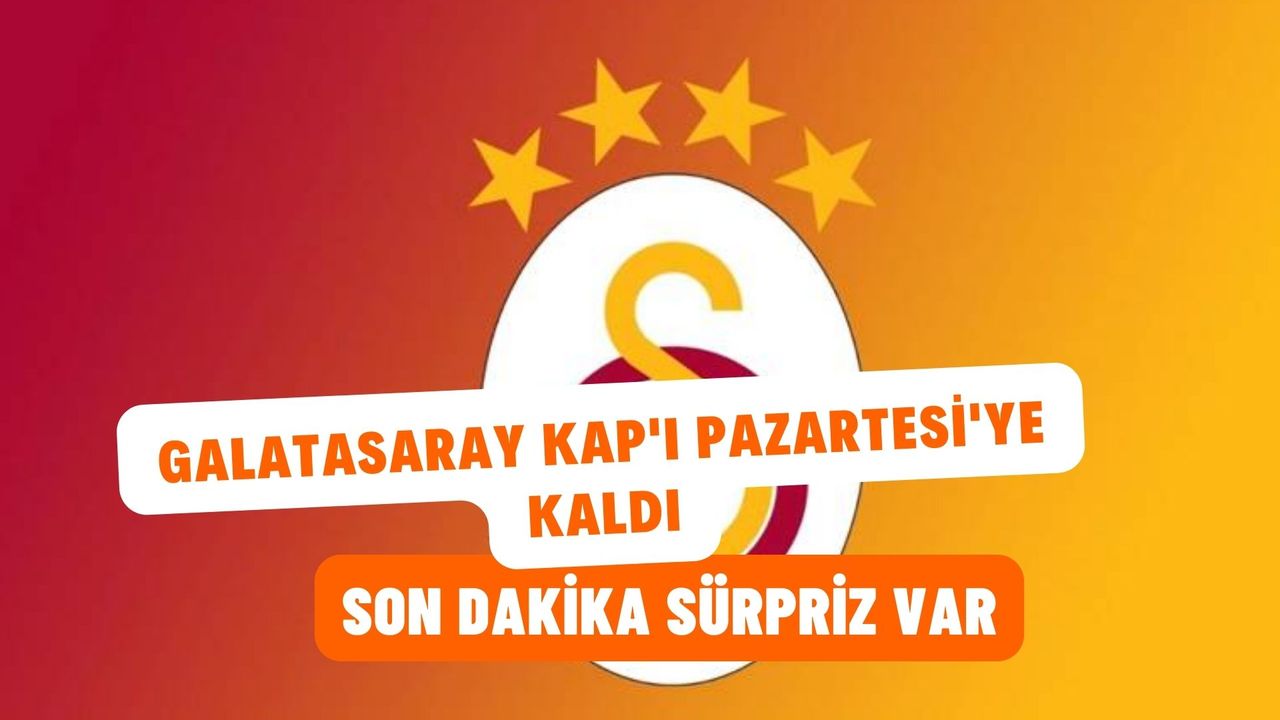 Galatasaray bugün açıklayacağı KAP ertelendi! Hastaneye kaldırıldı! Transfer pazartesi günü