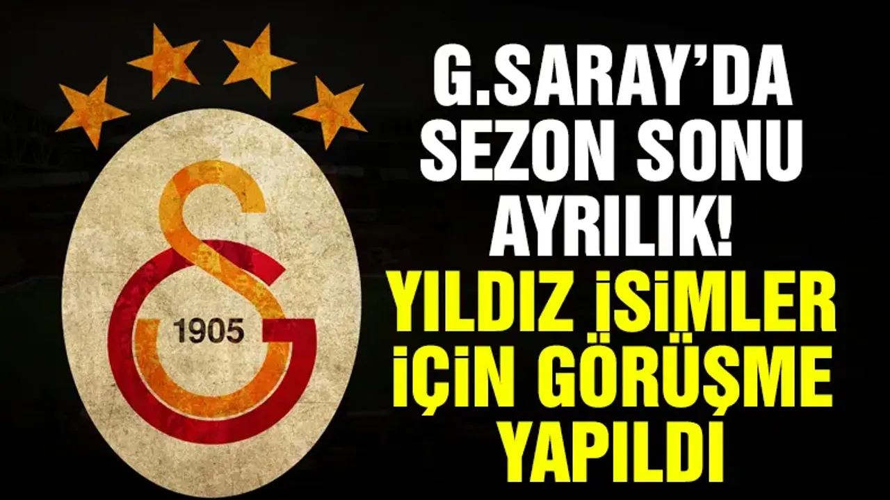 Galatasaray'da 2 ayrılık birden! Görüşme yapıldı, ön alım hakkı verildi...