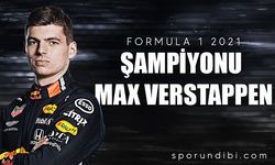 Şampiyon Max Verstappen