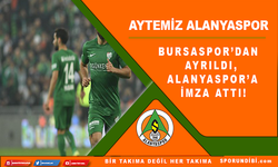 Bursaspor'dan ayrıldı, Alanyaspor'a imza attı!