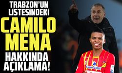 Camilo Mena kimdir? Trabzonspor'un listesindeki genç yıldız için açıklama!