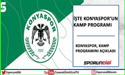 İşte Konyaspor'un kamp programı