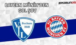 Bayern Münih'den, Bochum deplasmanda gol şovu