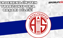 Alfons Groenendijk'ten Trabzonspor'a başarı dileği