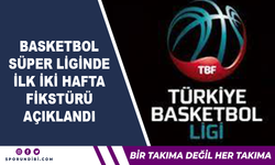 Basketbol Süper Liginde ilk iki hafta fikstürü açıklandı!