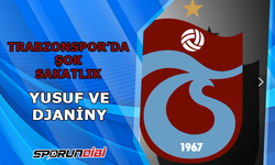 Trabzonspor'da şok sakatlık! Yusuf Yazıcı ve Djaniny