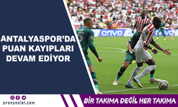 Antalyaspor'da puan kayıpları devam ediyor