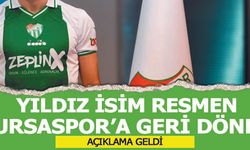 Yıldız isim resmen Bursaspor'a geri döndü!