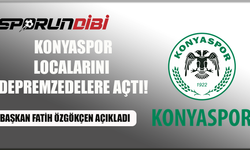 Konyaspor, localarını depremzedelere açtı!