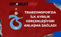 Trabzonspor'da ilk ayrılık gerçekleşiyor! Anlaşma sağladı