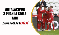 Antalyaspor 3 puanı 4 golle aldı!