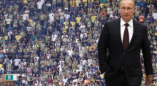 Fenerbahçe tribünlerinden Vladimir Putin tezahüratı! Tepki yağdı