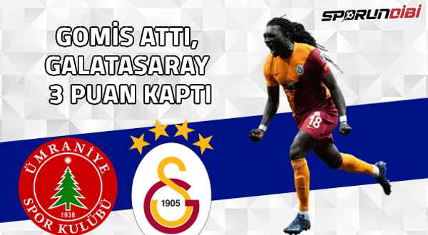 Gomis attı, Galatasaray 3 puanı kaptı