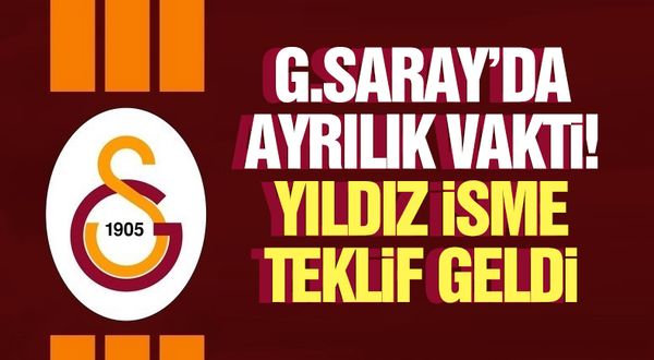 Galatasaray'ın yıldızına resmi teklif geldi! Ayrılık yakın