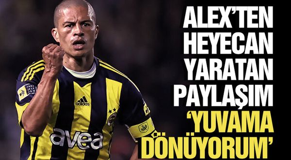 Alex de Souza Türkiye'ye geliyor! Alex Fenerbahçe'ye mi dönüyor?